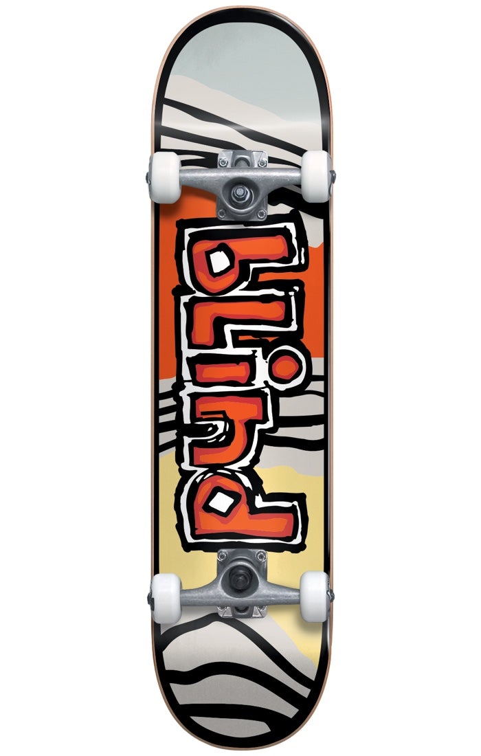Blind OG Tiger Stripe Push Youth RED/ORANGE Skateboard Complet – blindskateboards