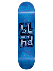Blind OG Stacked Stamp 8.25 Blue Skateboard Deck