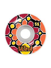 Blind Round Space V2 Red/Orange 51mm Skateboard Wheels