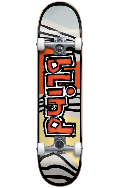 Blind OG Tiger Stripe First Push Youth RED/ORANGE 7 Skateboard